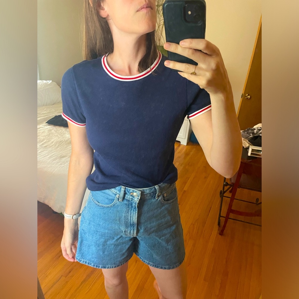 Vintage Ralph Lauren polo ribbed shirt